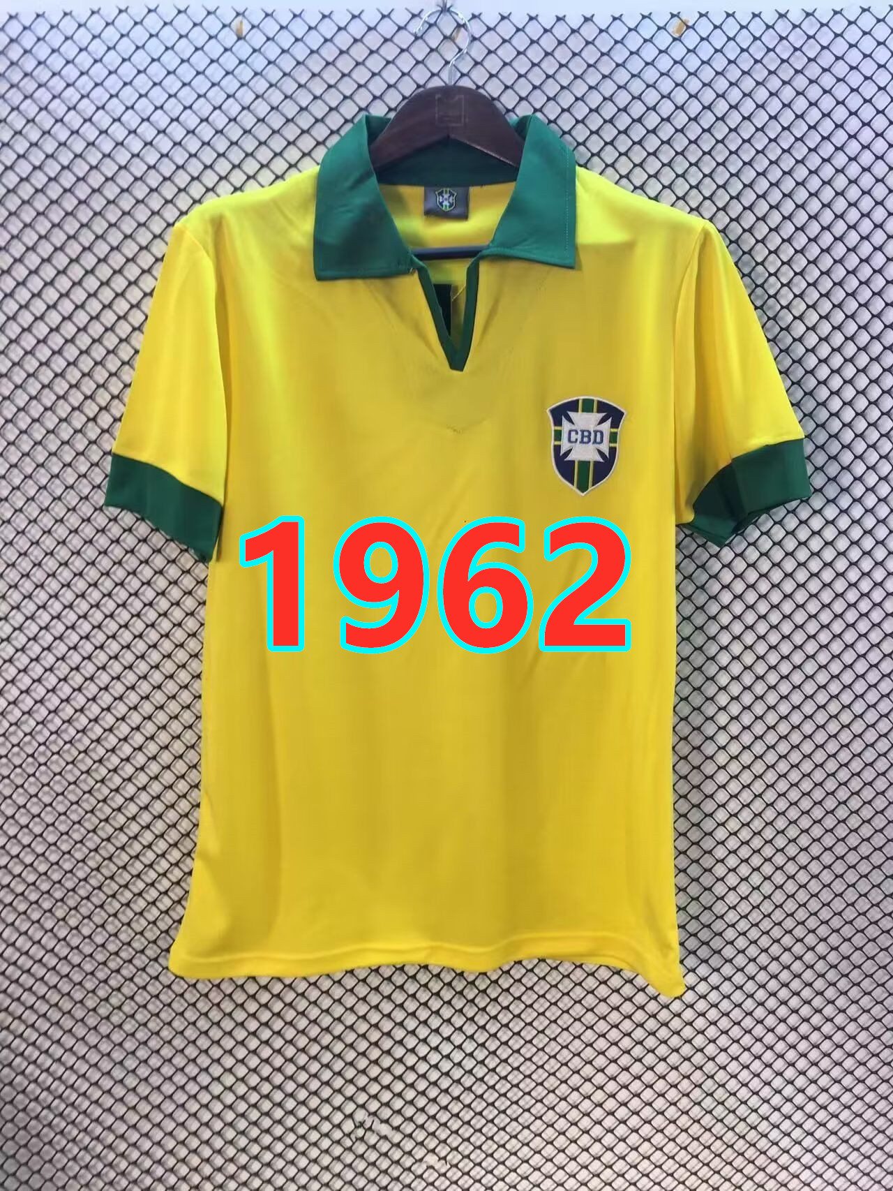 Maillot domicile Brésil 1962 rétro