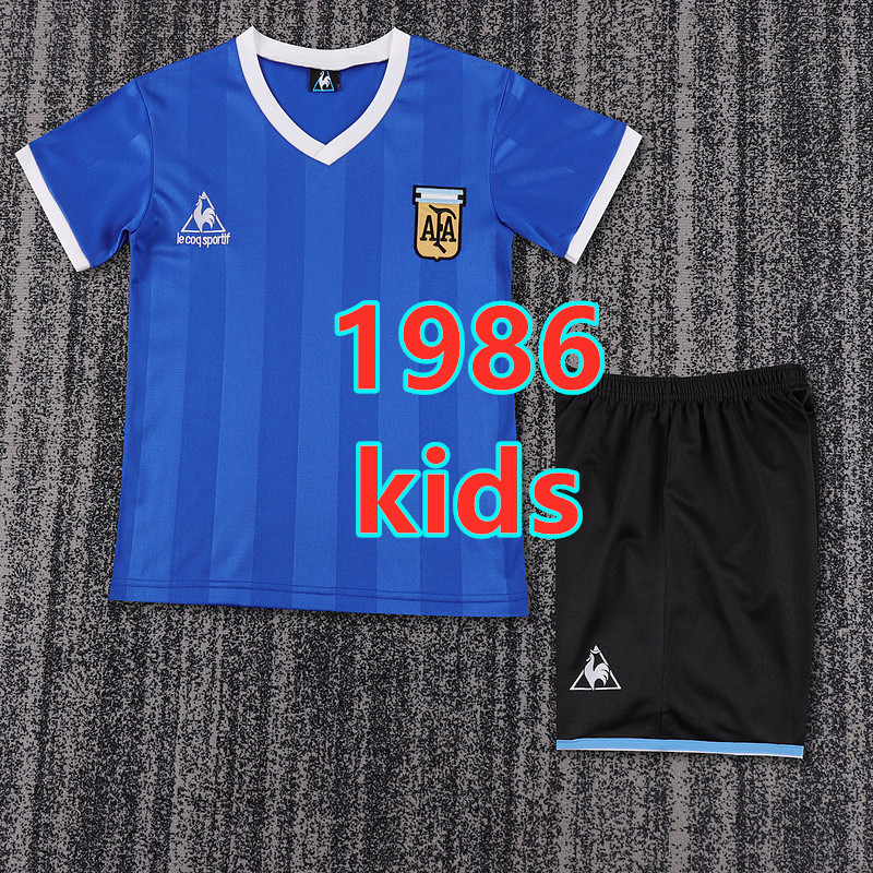 Ensemble extérieur Argentine 1986 rétro (enfant)
