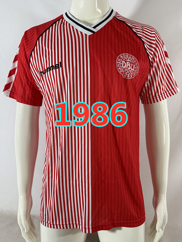 Maillot domicile Danemark 1986 rétro