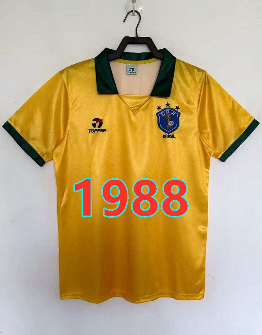 Maillot domicile Brésil 1988 rétro