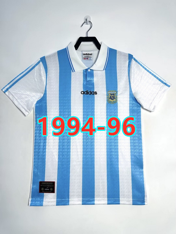 Maillot domicile Argentine 1994-96 rétro qualité TopThai
