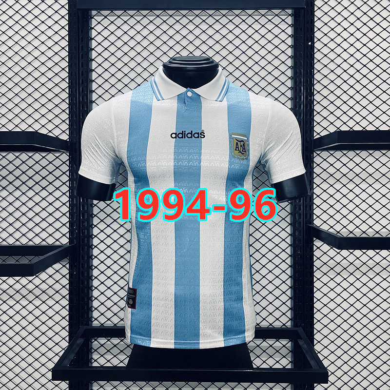 Maillot domicile Argentine 1994-96 rétro (version joueur)
