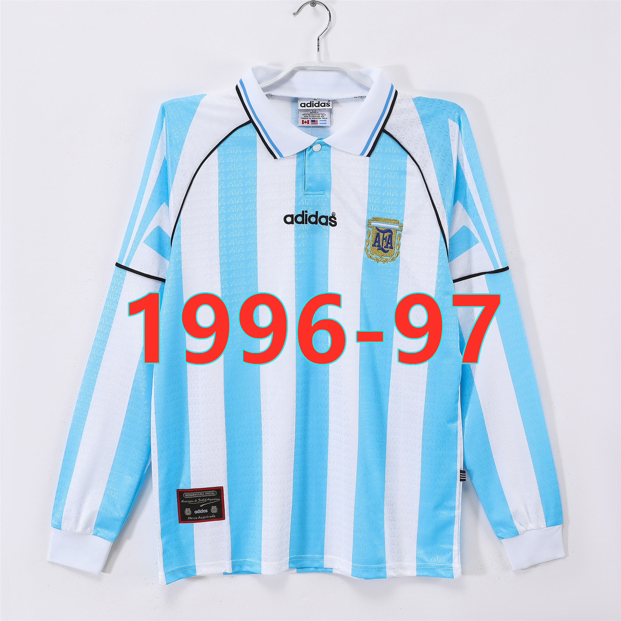 Maillot domicile Argentine 1996-97 rétro (version supporter)