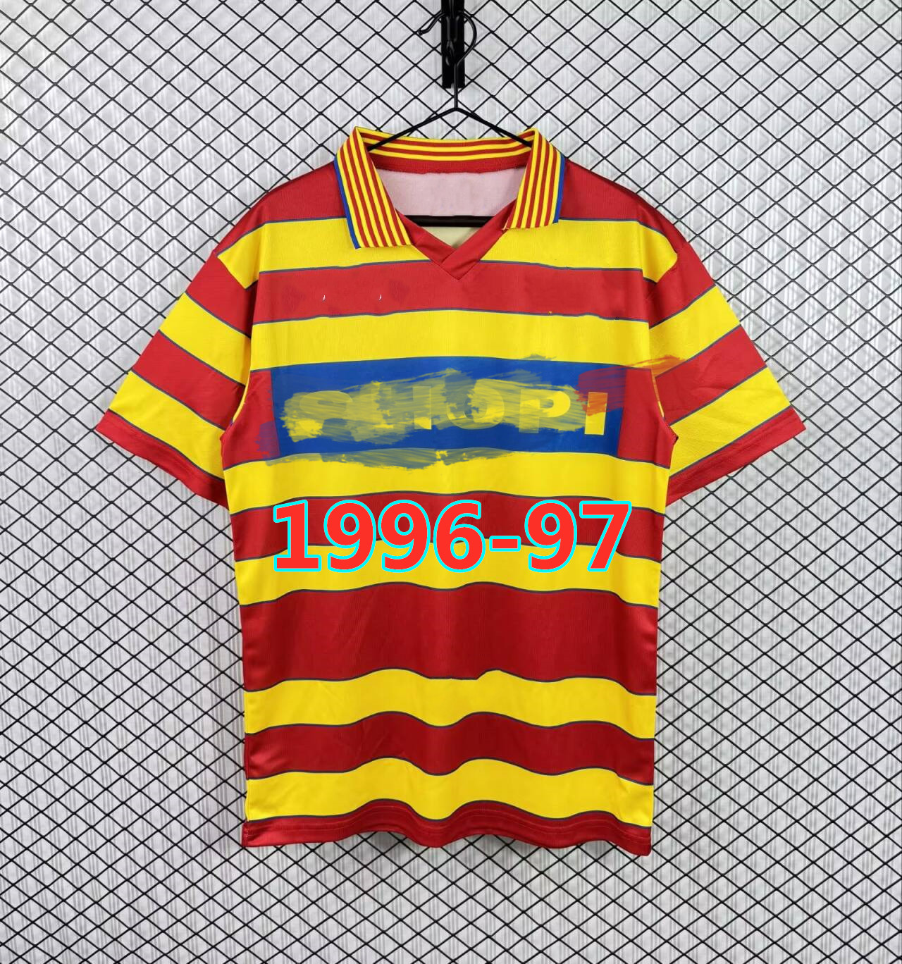 Maillot domicile Lens 1996-97 rétro (version supporter)