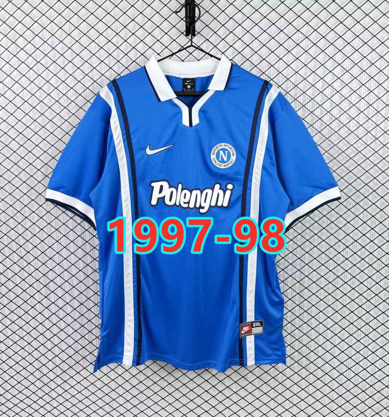 Maillot domicile Napoli 1997-98 rétro (version supporter)