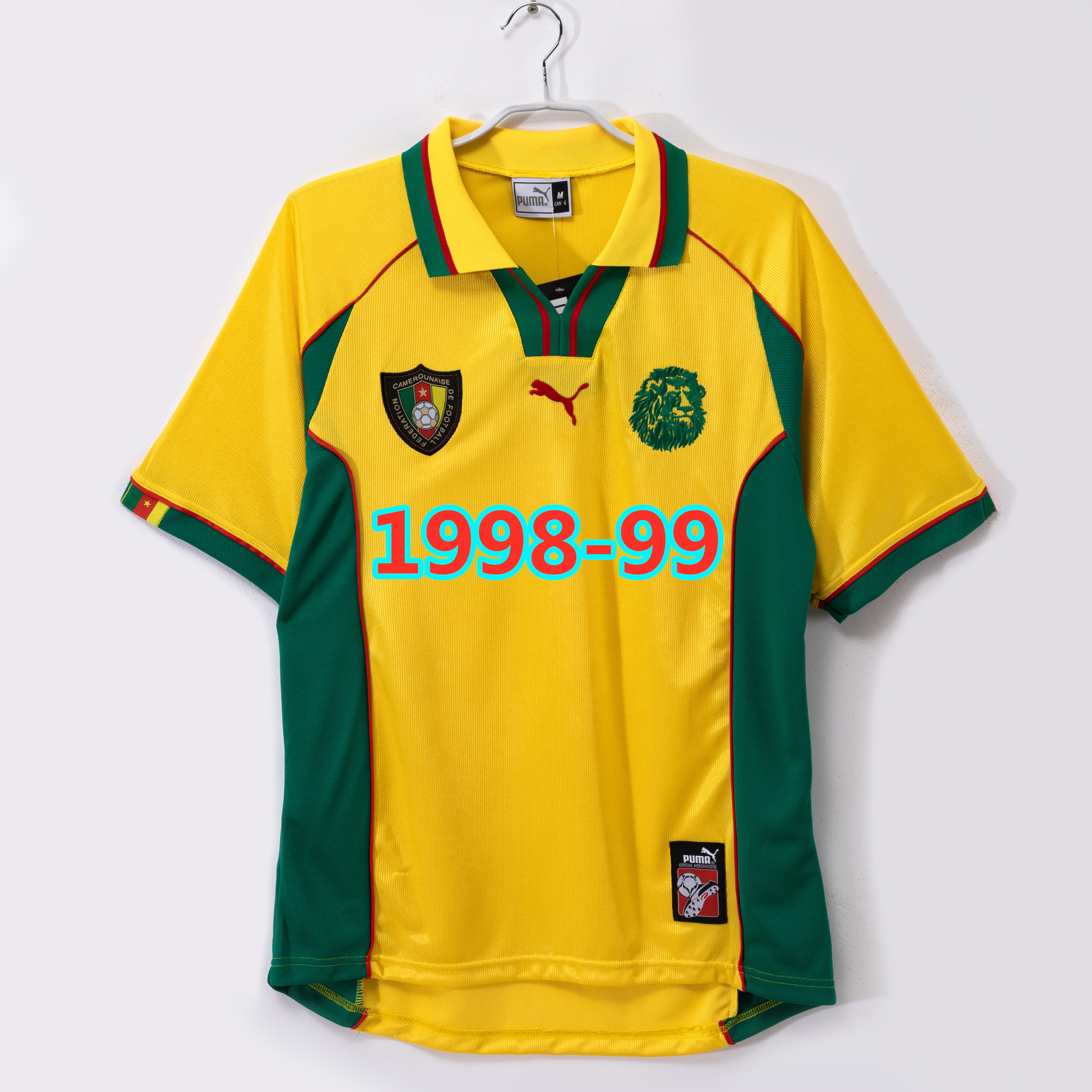 Maillot extérieur Cameroun 1998-99 rétro