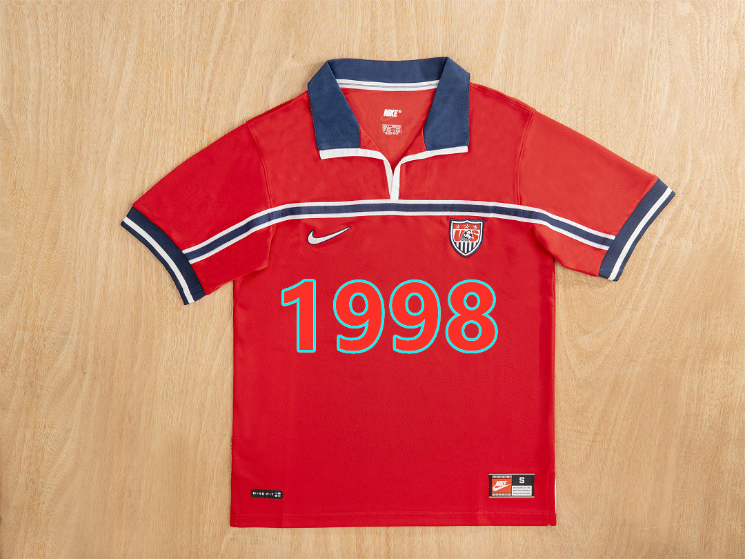 Maillot extérieur États-Unis 1998 rétro