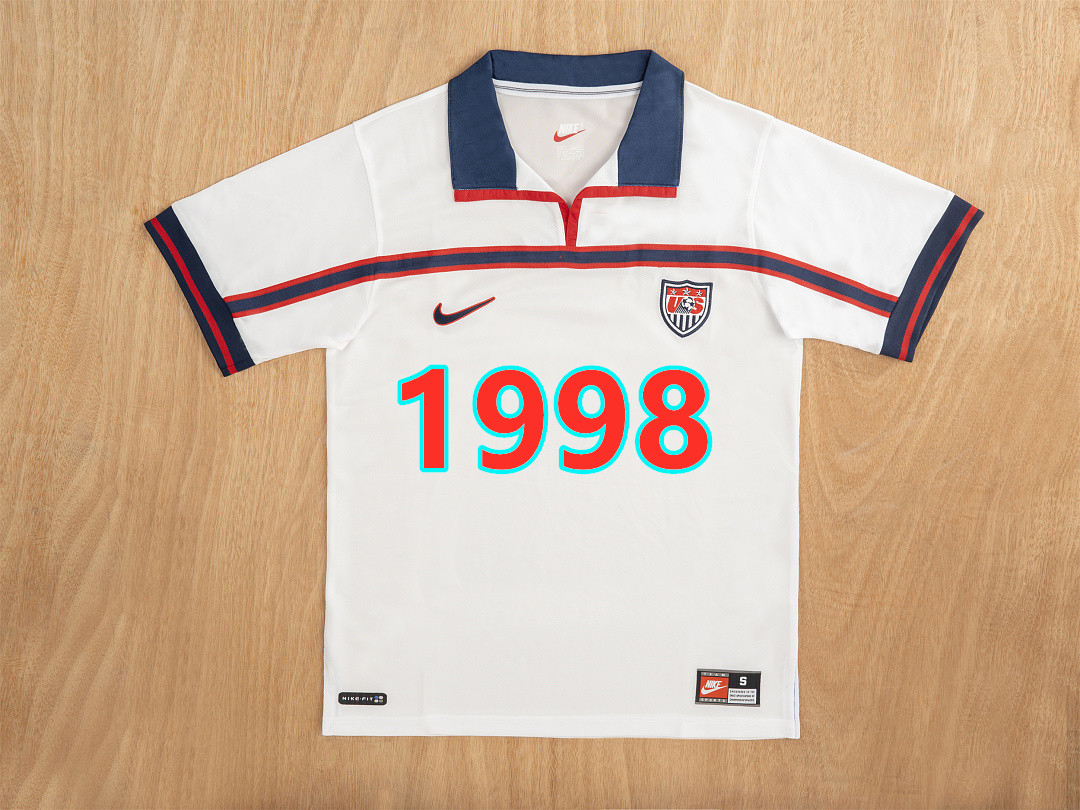 Maillot domicile États-Unis 1998 rétro