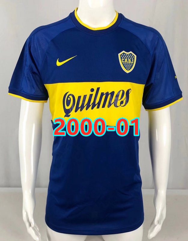 Maillot domicile Boca Juniors 2000-01 rétro