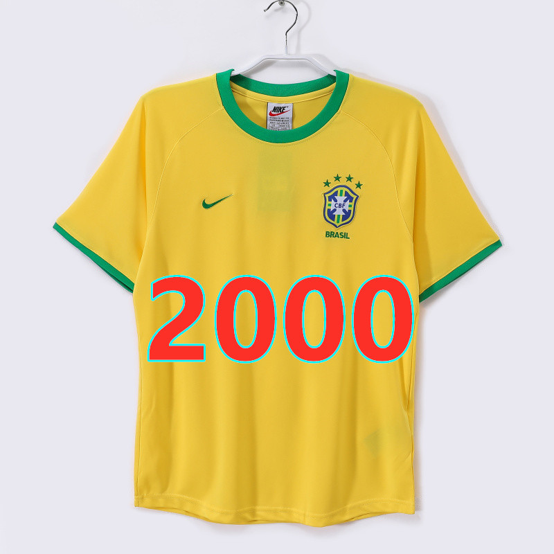 Maillot domicile Brésil 2000 rétro