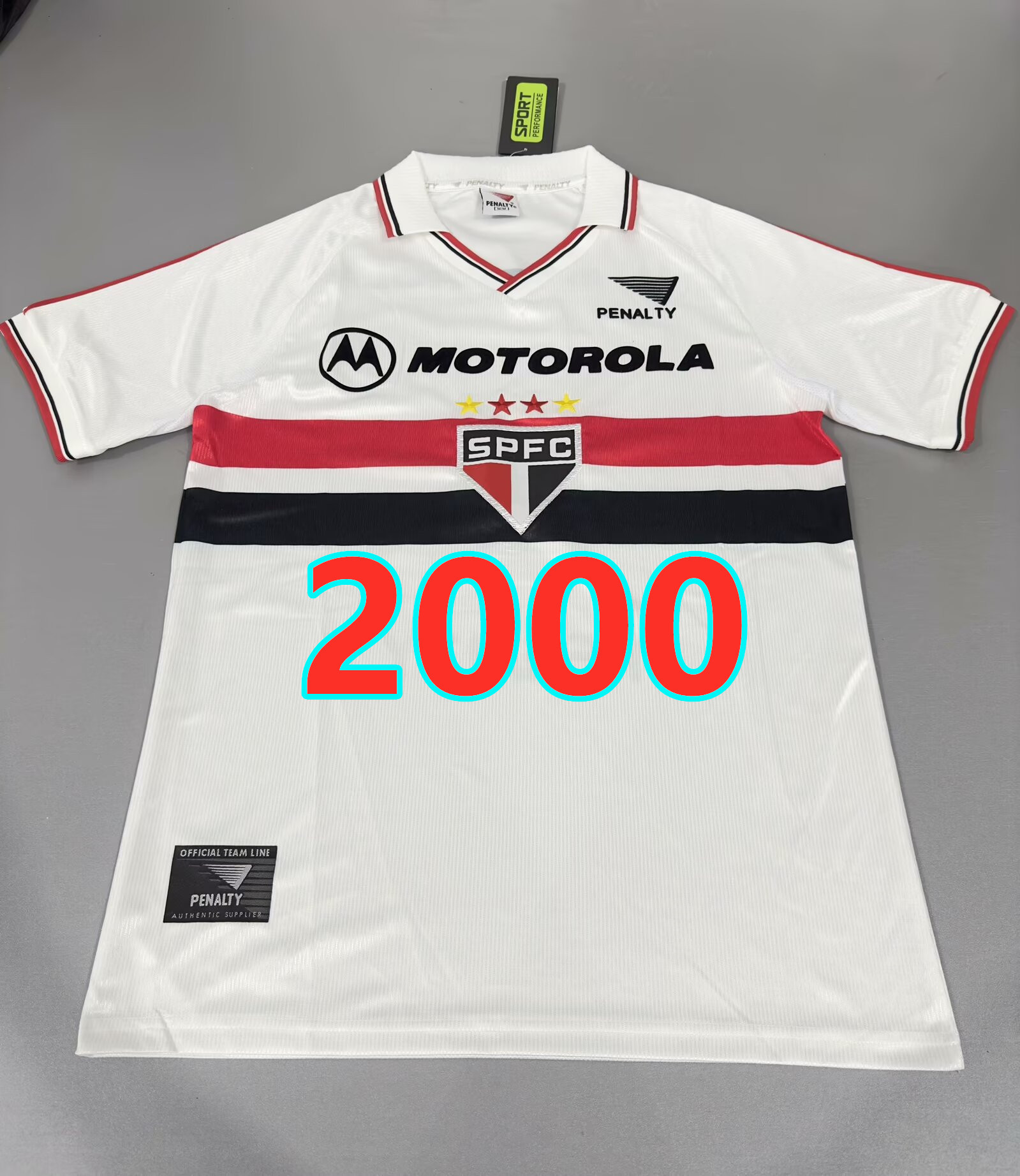 Maillot domicile Sao Paulo 2000 rétro