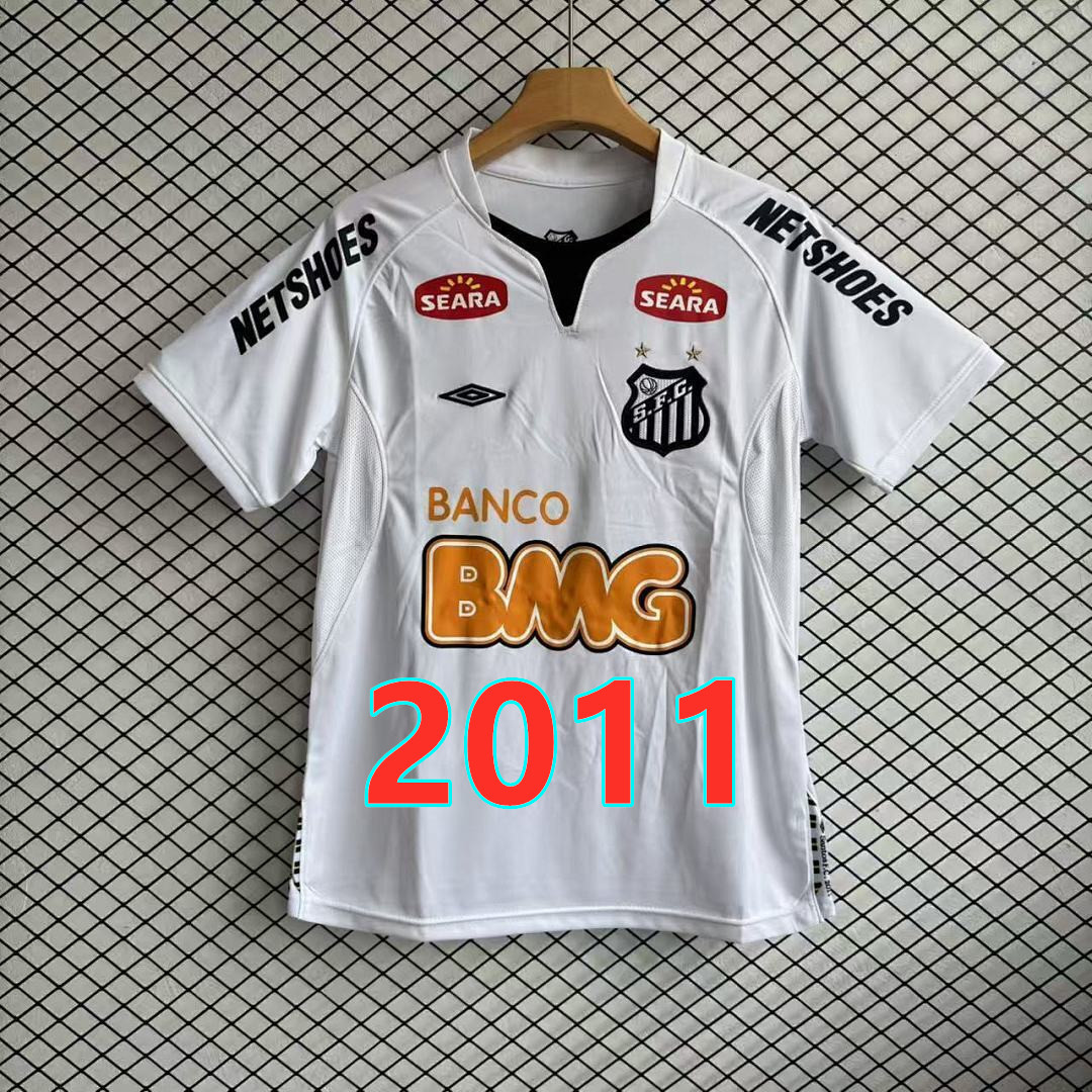 Maillot domicile Santos 2011 rétro