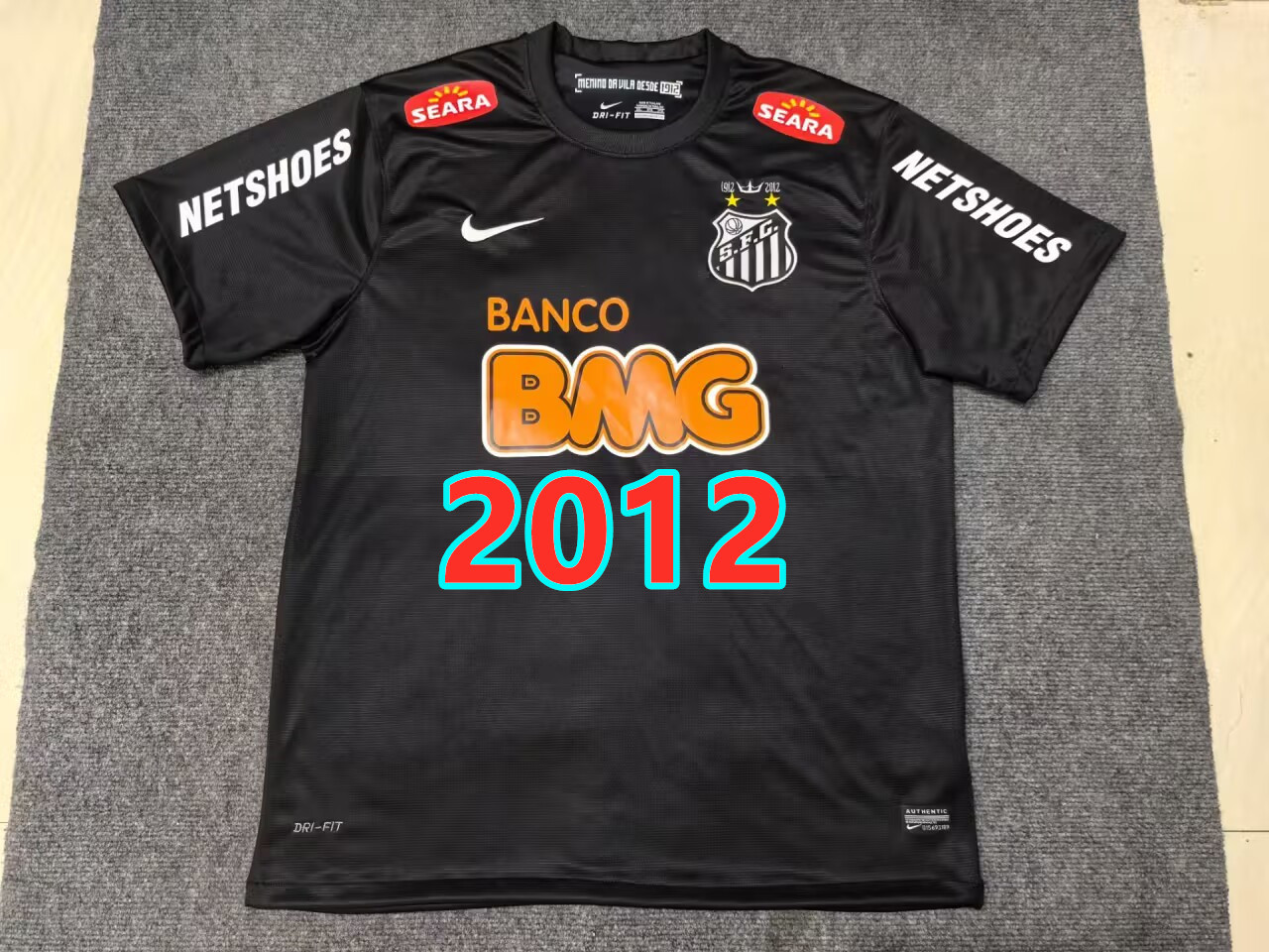 Maillot Santos 2012 rétro (version supporter)