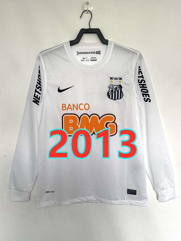 Maillot domicile Santos 2013 rétro manches longues (version supporter)