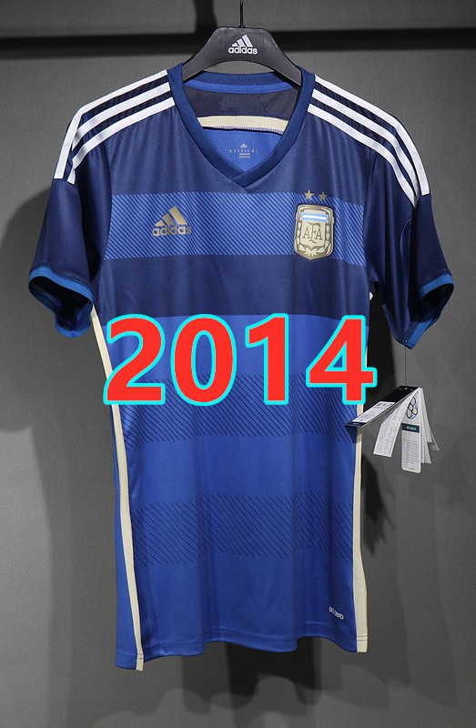 Maillot extérieur Argentine 2014 rétro (version joueur)