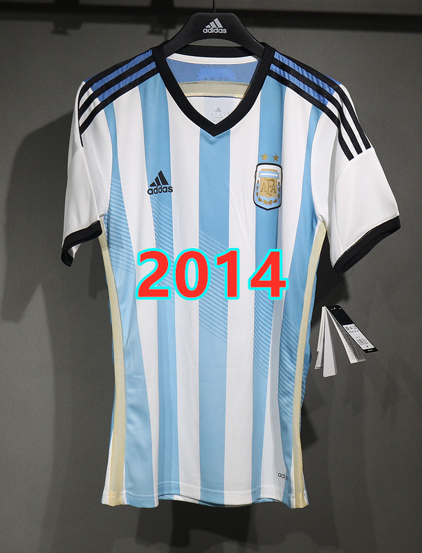 Maillot domicile Argentine 2014 rétro (version joueur)