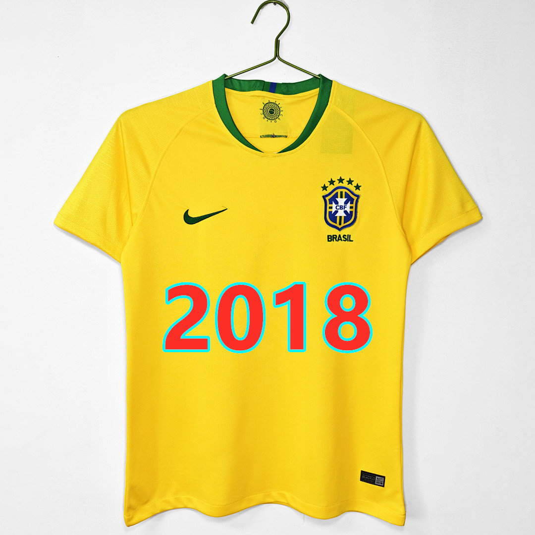 Maillot domicile Brésil 2018 rétro