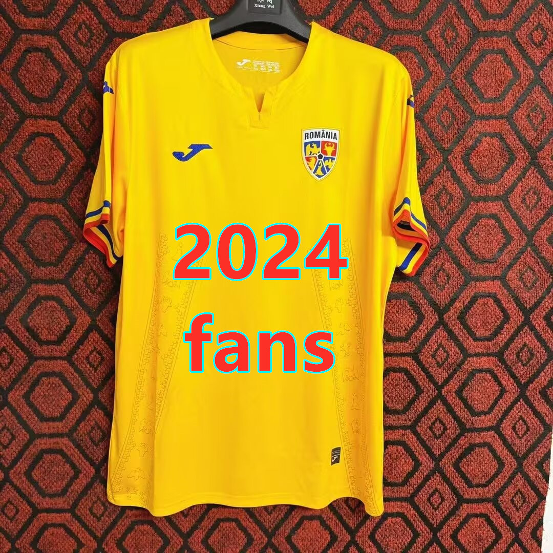 Maillot domicile Roumanie 2024 (version supporter)