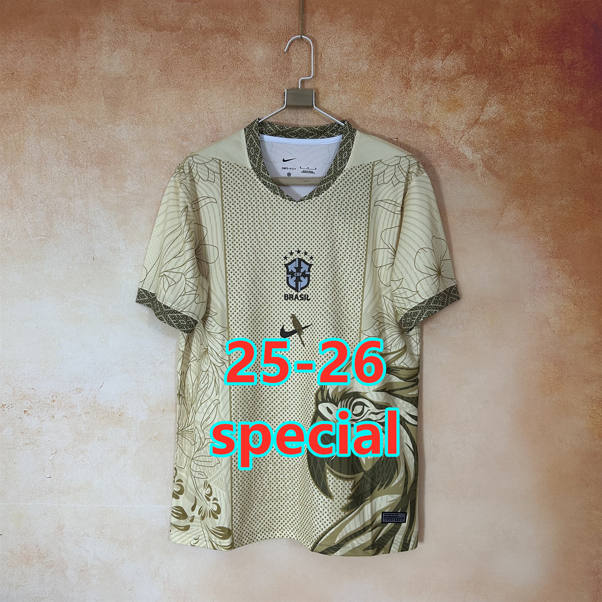 Maillot spécial Brésil 2025 (version supporter)