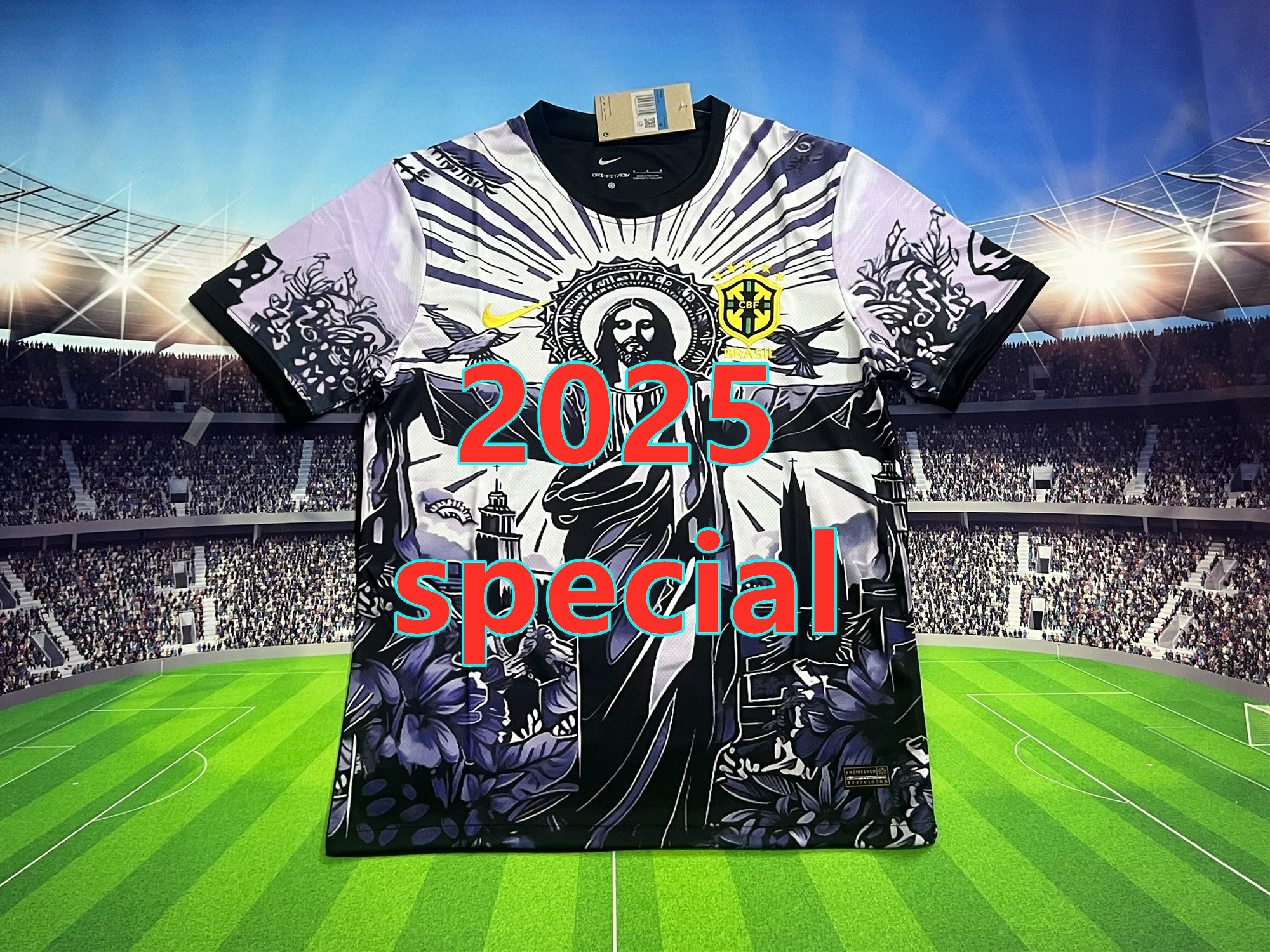 Maillot spécial Brésil 2025 (version supporter)