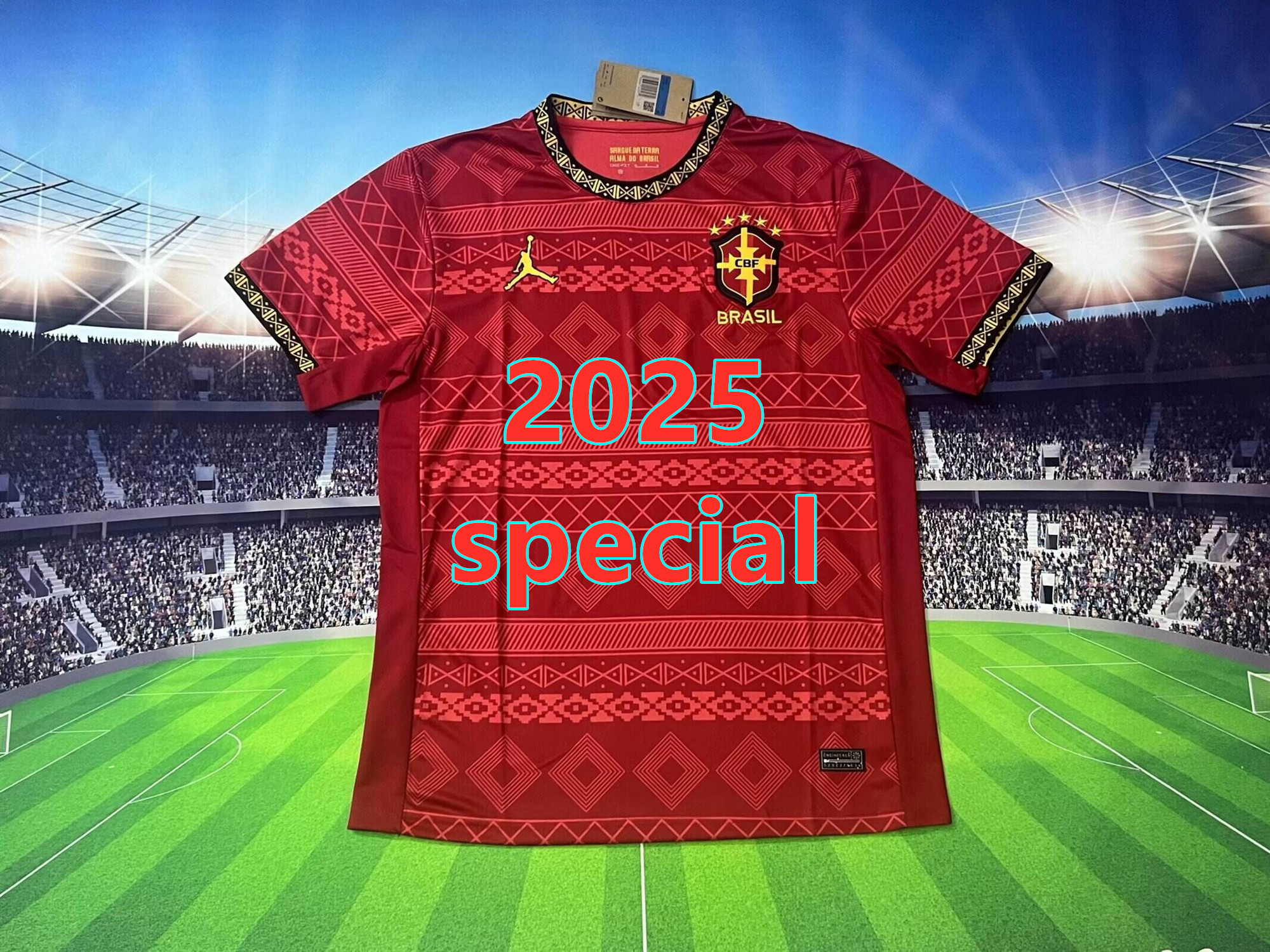 Maillot spécial Brésil 2025 (version supporter)