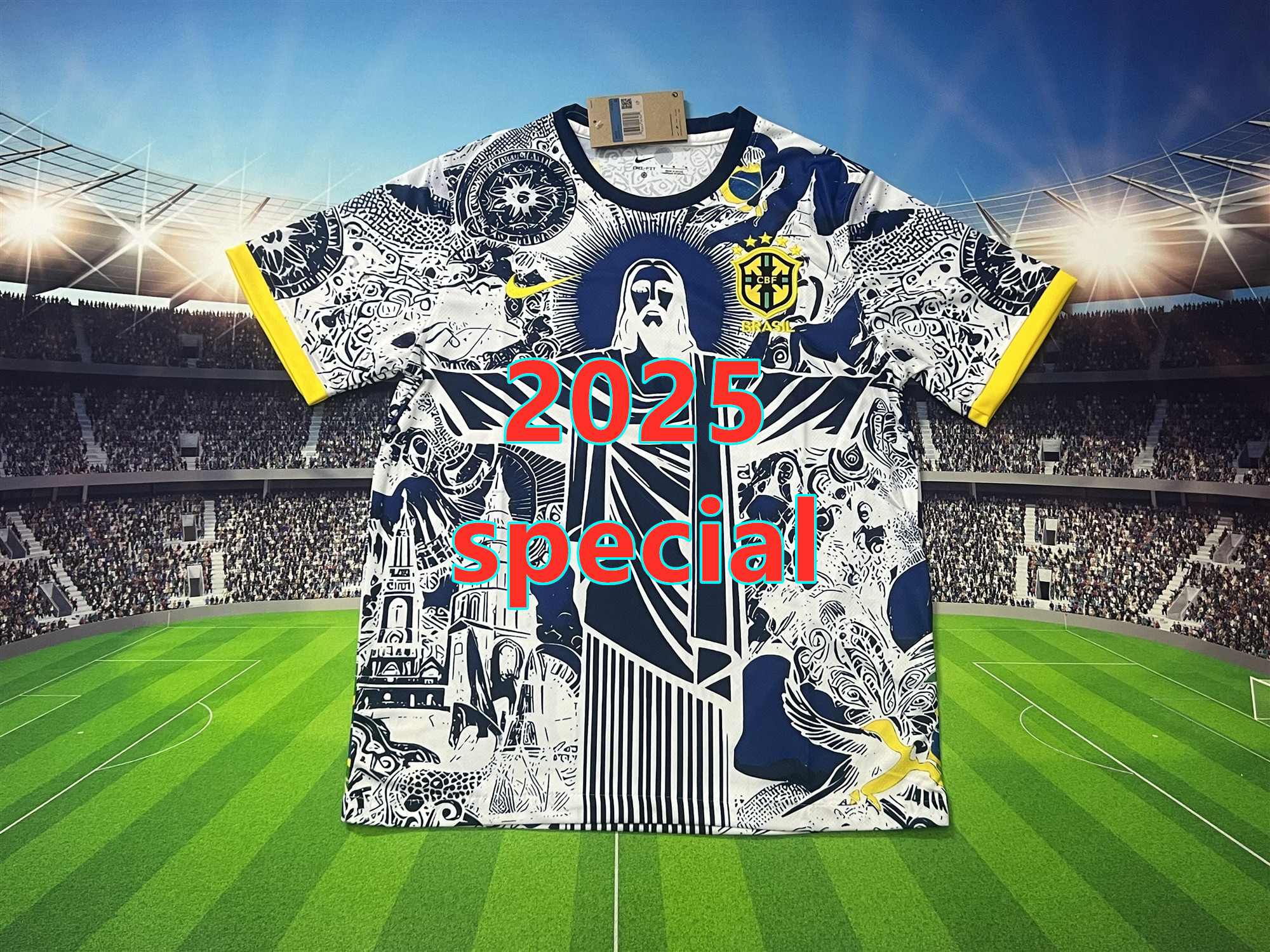 Maillot spécial Brésil 2025 (version supporter)