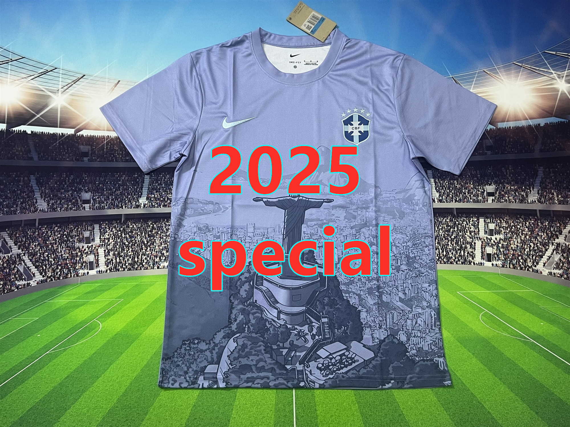 Maillot spécial Brésil 2025 (version supporter)