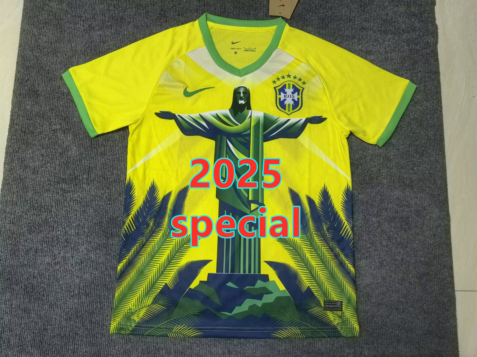 Maillot spécial Brésil 2025 (version supporter)