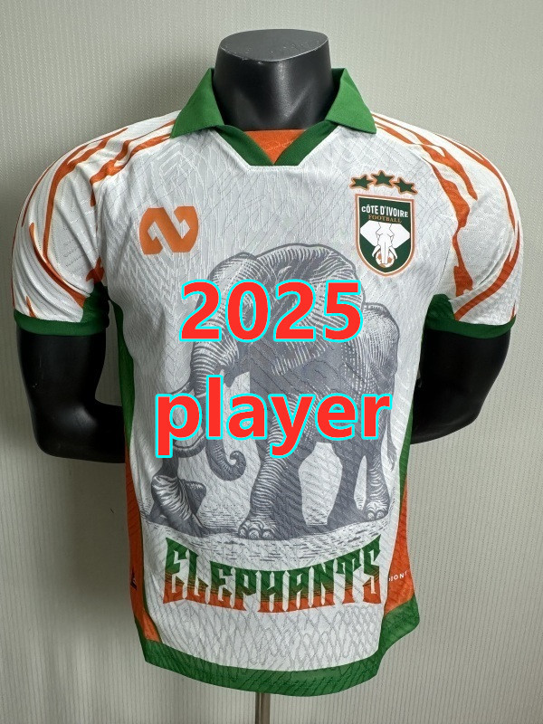 Maillot spécial Côte d'Ivoire 2025 (version joueur)