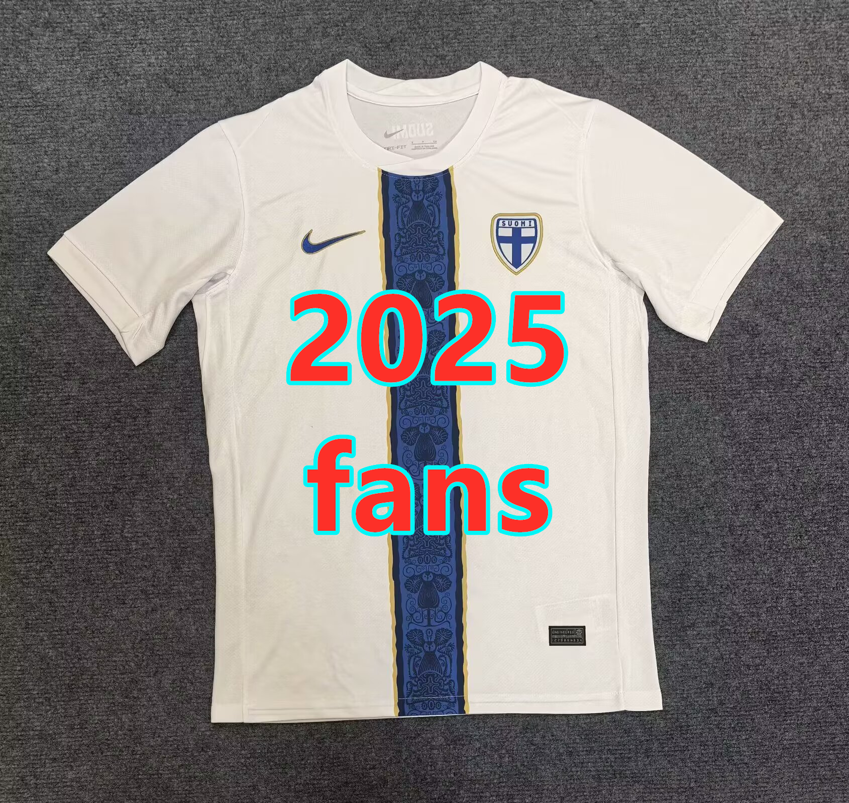 Maillot domicile Finlande 2025 (version supporter)