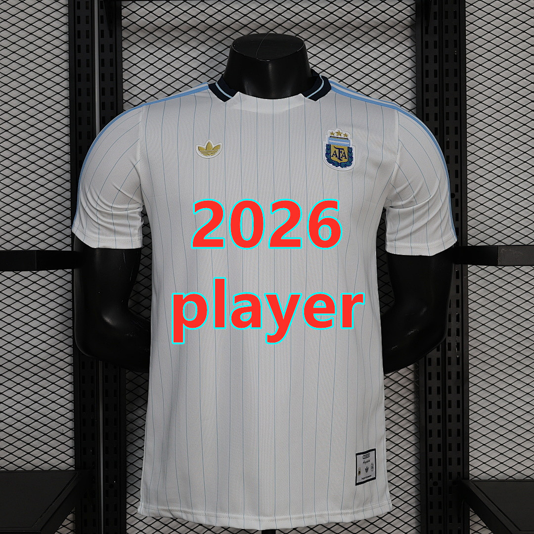 Maillot Argentine 2026 rétro (version joueur)