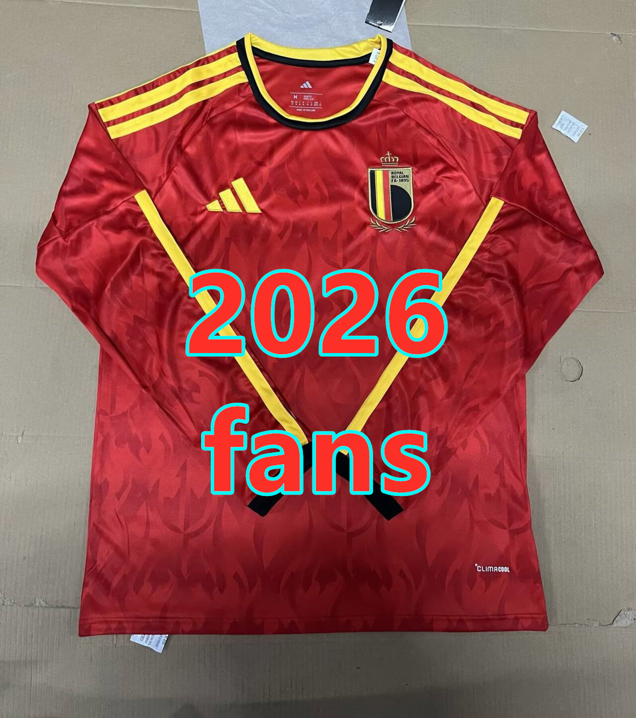 Maillot domicile Belgique 2026 (version supporter)