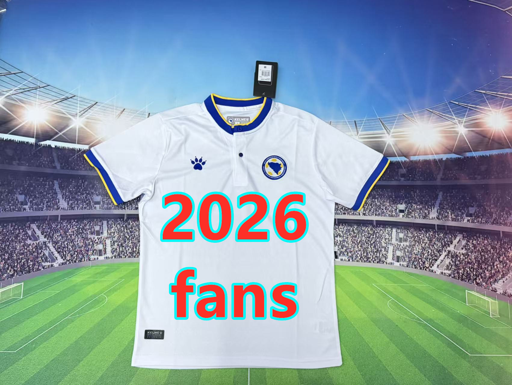 Maillot extérieur Bosnie Herzegovina 2026 (version supporter)