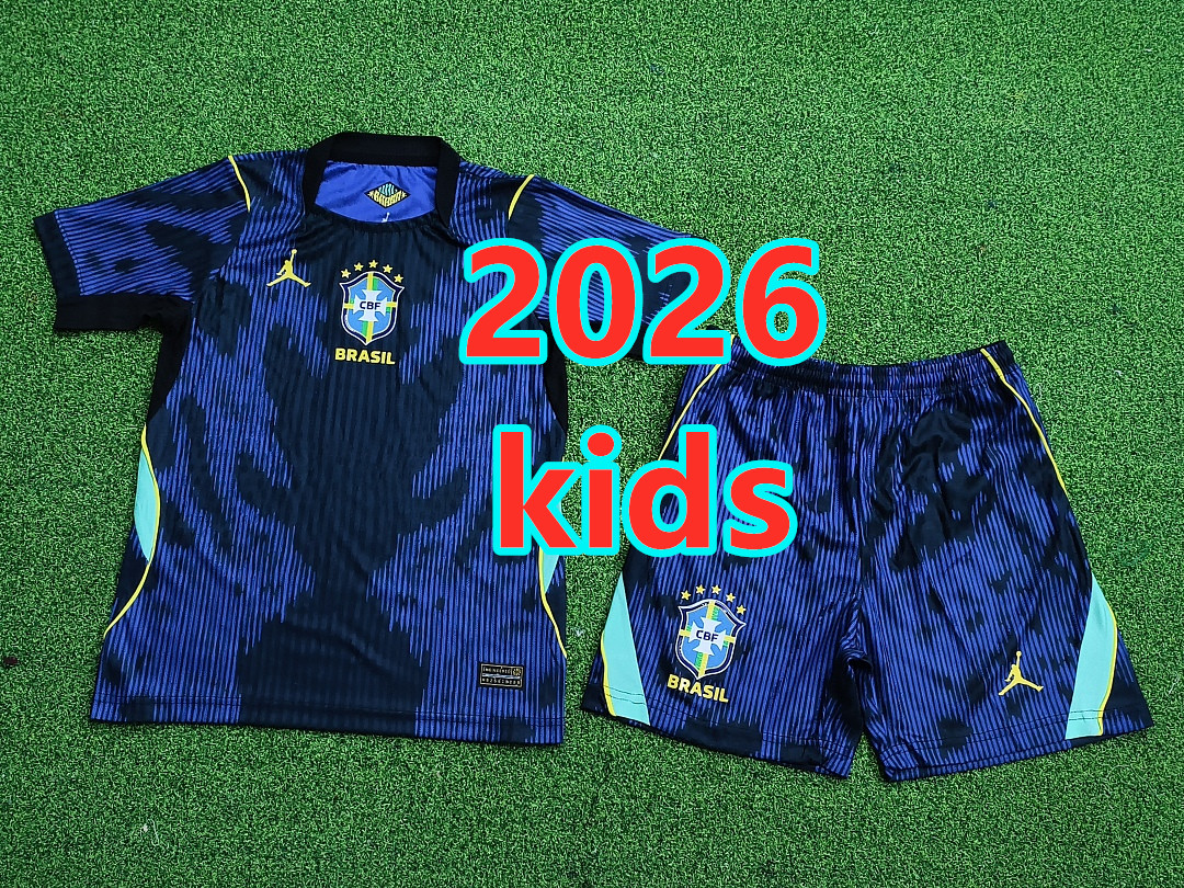 Ensemble extérieur Brésil 2026 (version joueur enfant)