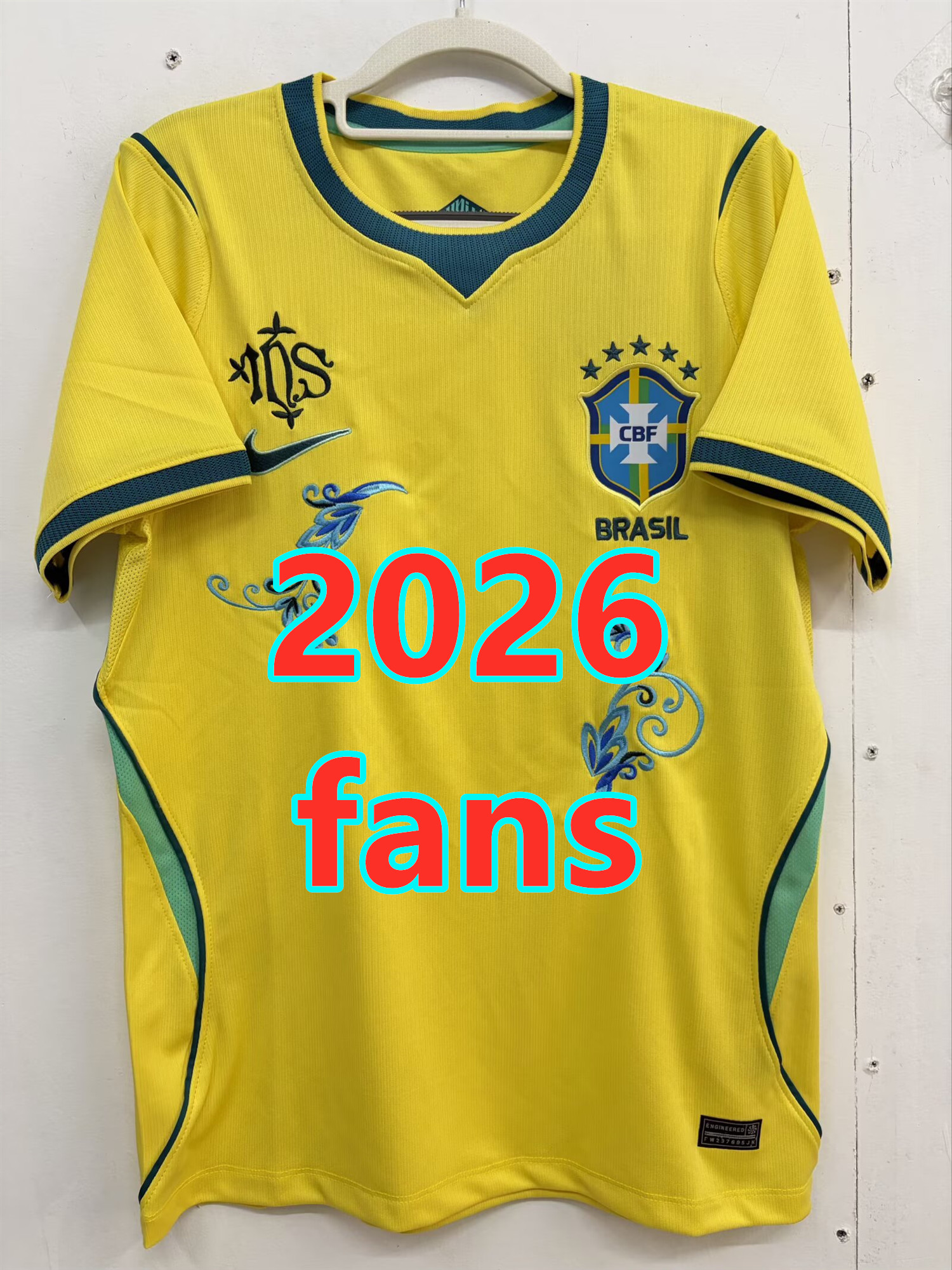 Maillot domicile Brésil 2026 brodé (version supporter)
