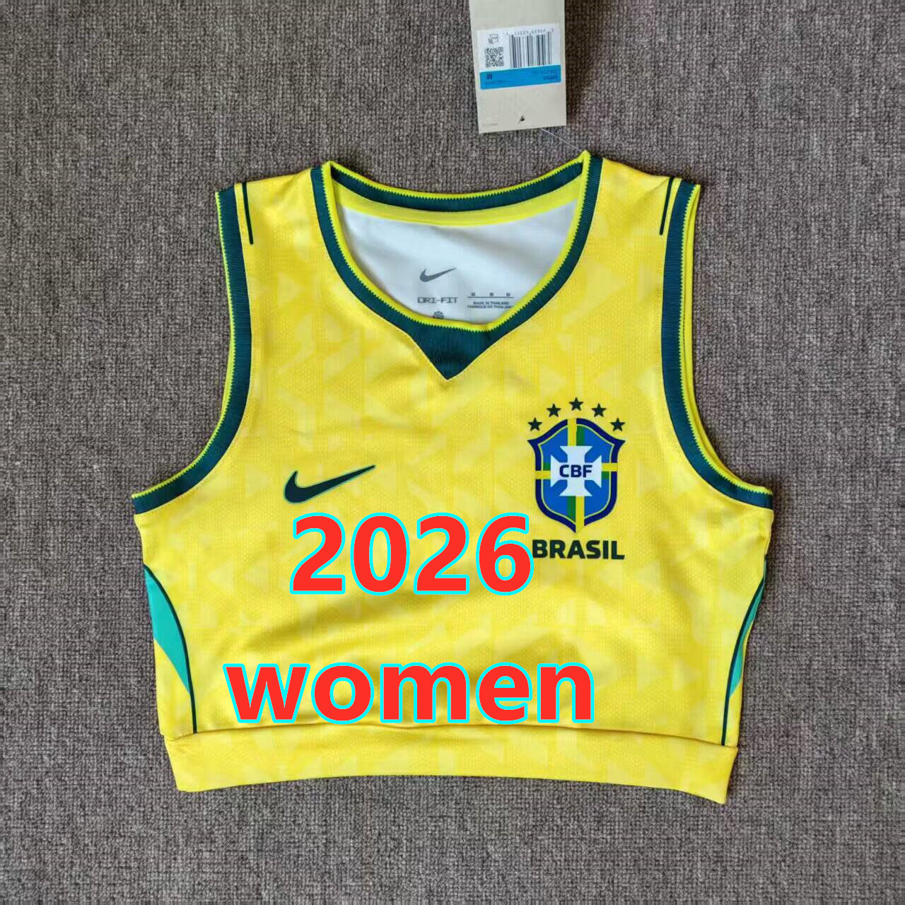 Maillot domicile Brésil 2026 débardeur (femme)