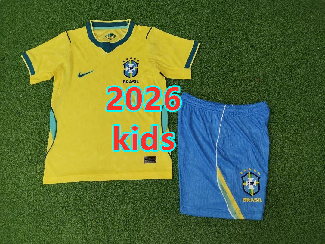 Ensemble domicile Brésil 2026 (version enfant joueur)