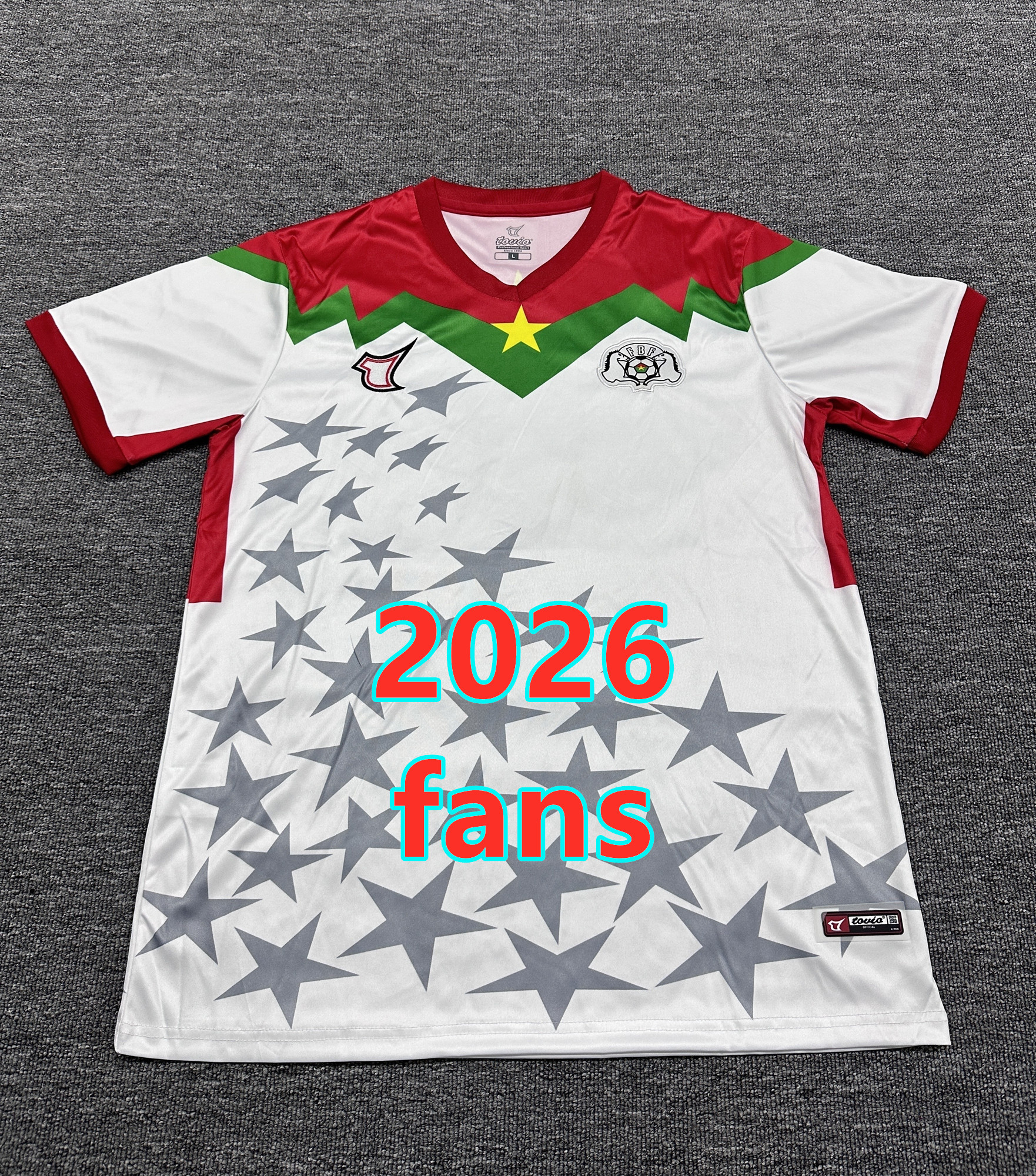Maillot extérieur Burkina Faso 2026 (version supporter)
