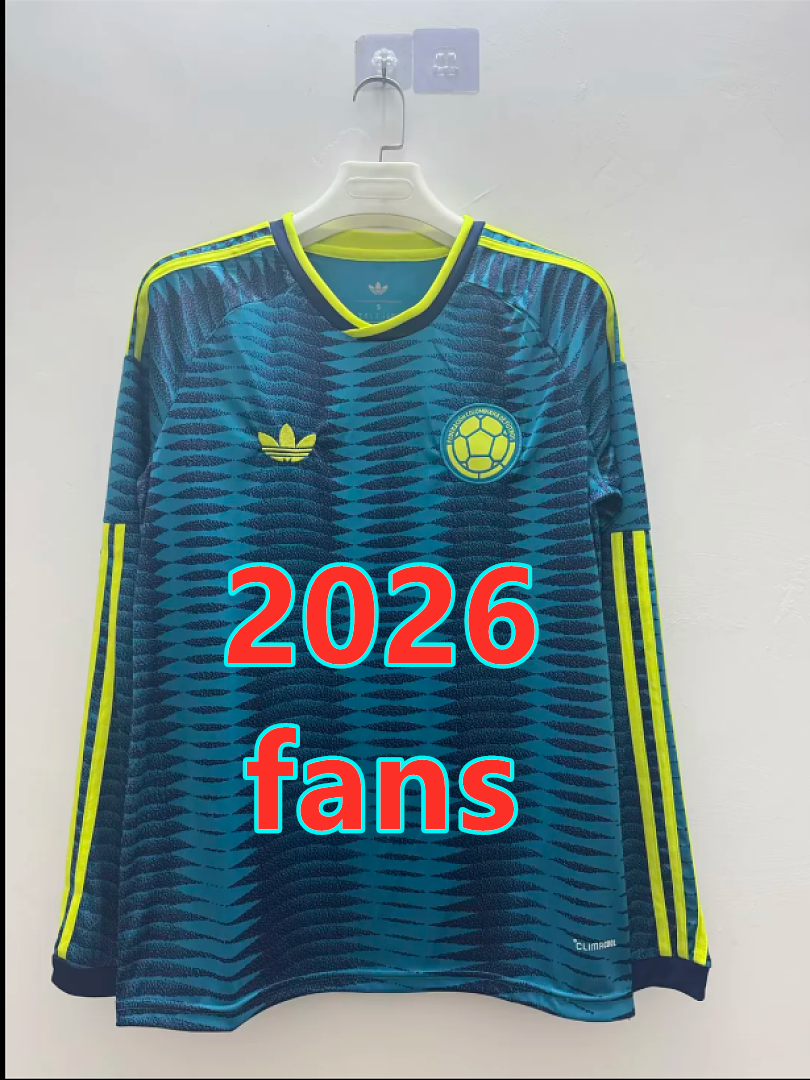 Maillot extérieur Colombie 2026 manches longues (version supporter)