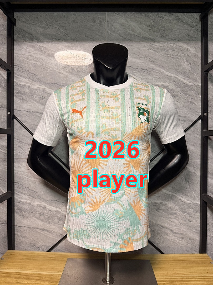 Maillot extérieur Côte d'Ivoire 2026 (version joueur)