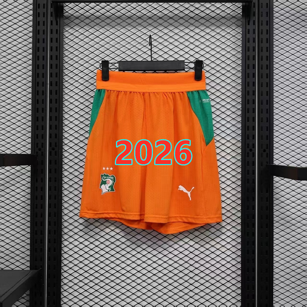 Short domicile Côte d'Ivoire 2026 (version joueur)