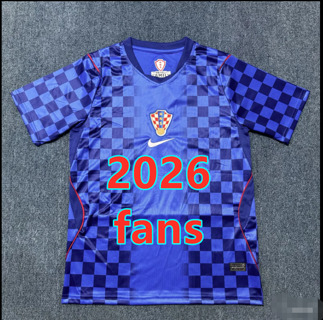 Maillot extérieur Croatie 2026 (version supporter)