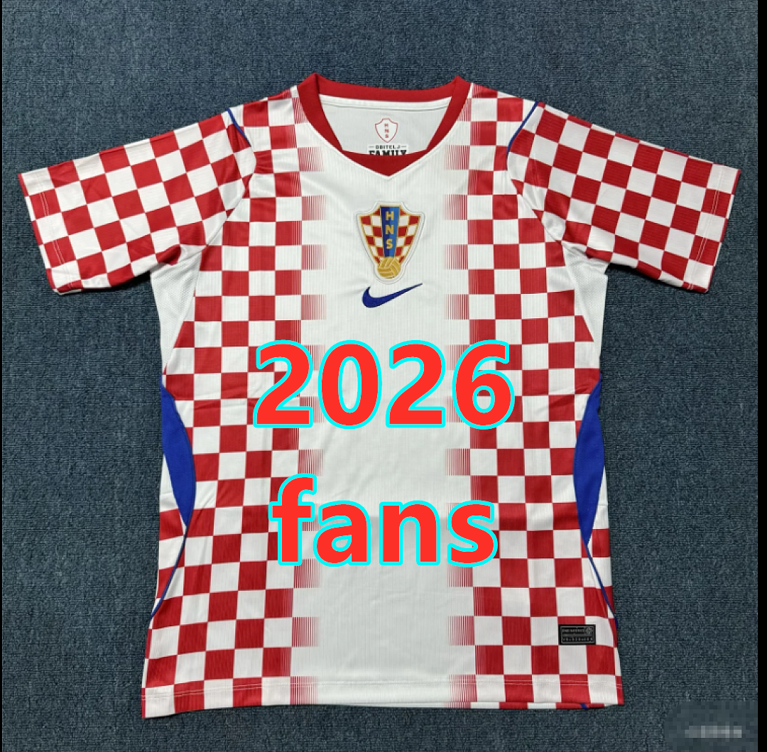 Maillot domicile Croatie 2026 (version supporter)