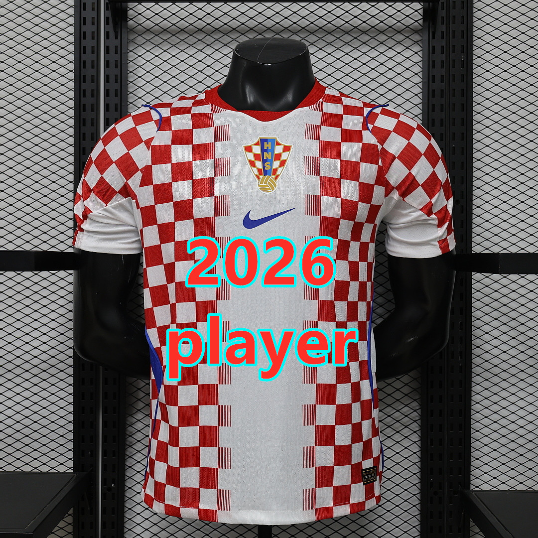 Maillot domicile Croatie 2026 (version joueur)