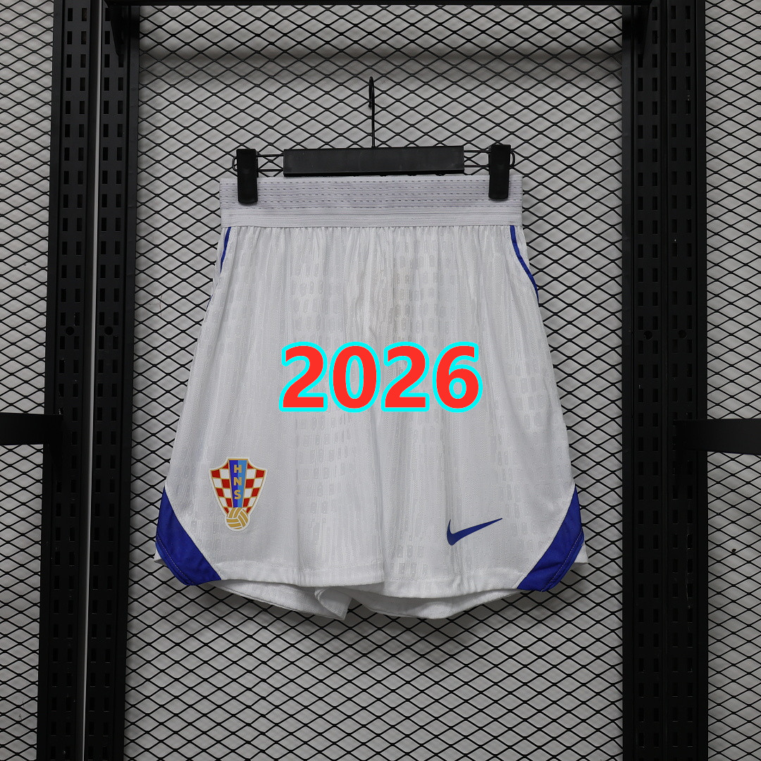 Short domicile Croatie 2026 (version joueur)