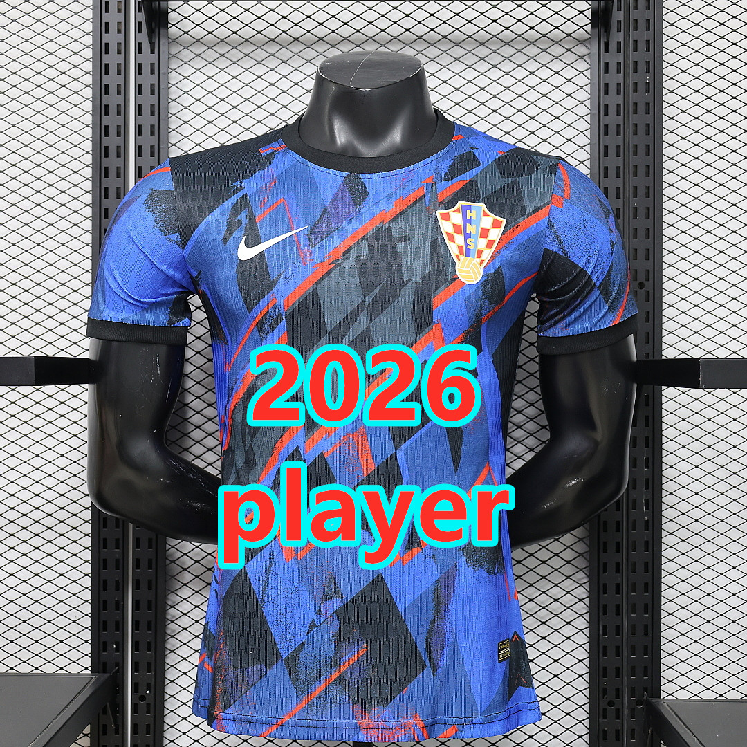 Maillot Croatie 2026 (version joueur)