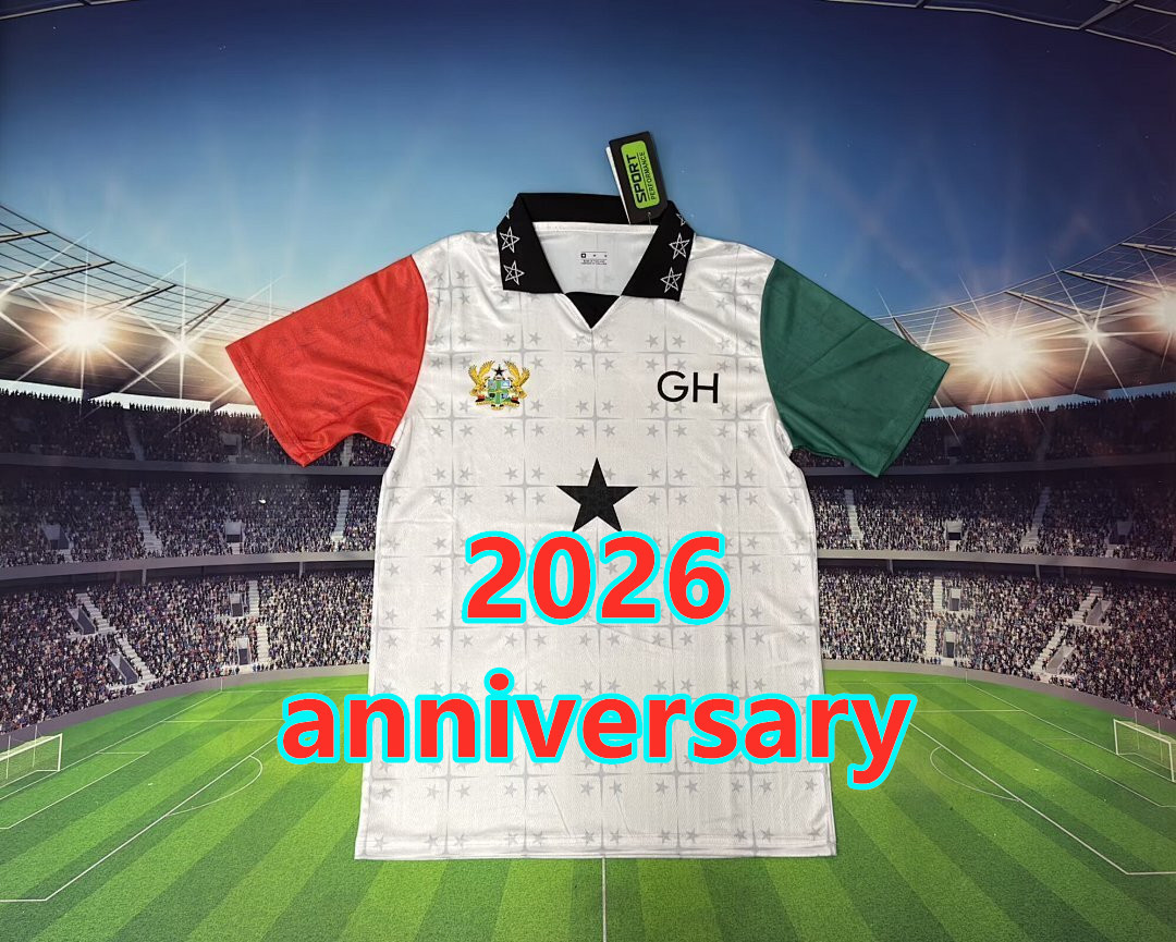 Maillot Ghana 2026 (version supporter)