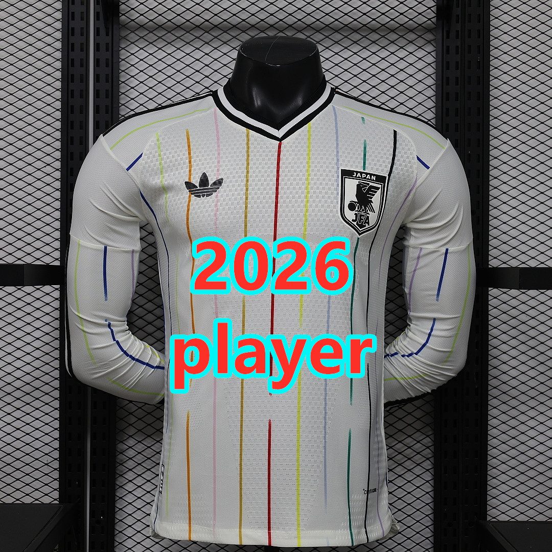 Maillot extérieur Japon 2026 manches longues (version joueur)