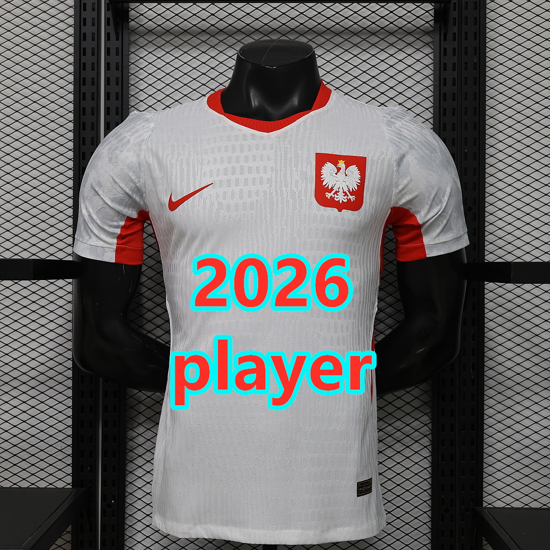 Maillot domicile Pologne 2026 (version joueur)