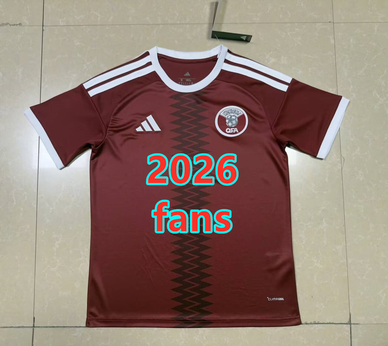 Maillot domicile Qatar 2026 (version supporter)